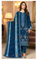 Velvet Premium Exclusive Heavy Embroidered 3Pc – Light Zinc | V177